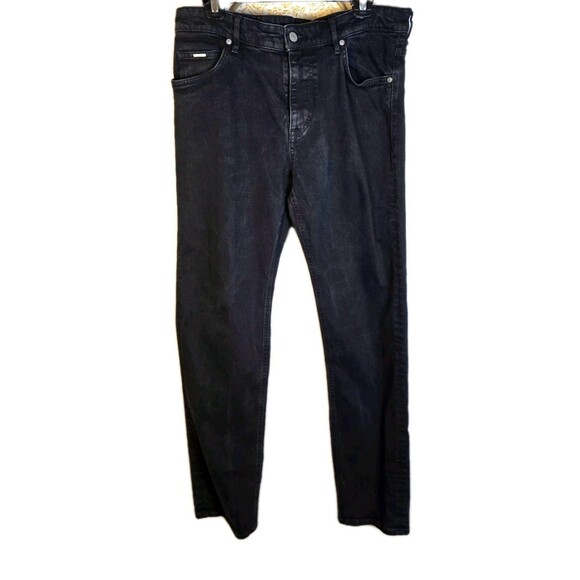 Hugo BOSS Mens Candiani Jeans /Black/Slim Straight/Designer/Spandex Blend - Picture 1 of 15